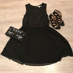 Max Studio Black Sequin Dress
